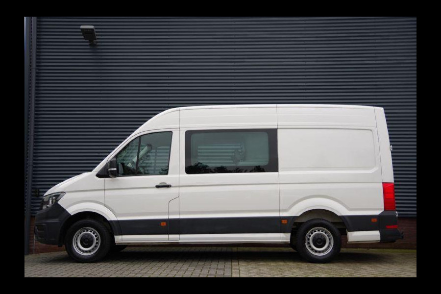 Volkswagen Crafter 35 2.0 TDI L3H3(L2H2) DC-7P 4Motion, 140PK, TREKHAAK, LEDER, NAVI, CRUISE, PARKEERSENSOREN, APPLE CARPLAY, 4X4, 4WD, AWD