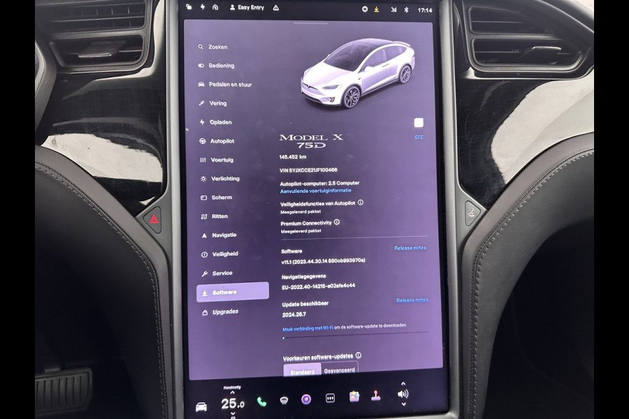 Tesla Model X 75D Base [ 7-Pers. ] [ 3-Fase ] *AUTO-PILOT | FULL-LED | AIR-SUSPENSION | VIRTUAL-COCKPIT | KEYLESS | CAMERA | DAB+ | COMFORT-SEATS | 20''ALU*