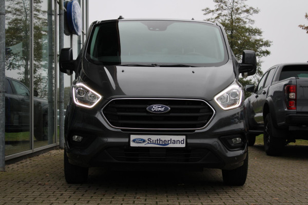 Ford Transit Custom 300 2.0 TDCI L1H1 Limited DC | 170pk Automaat | Dubbele cabine | Dubbele schuifdeur met ruit | Bijrijdersstoel | Stoelverwarming | Scherm | Camera | Achterklep