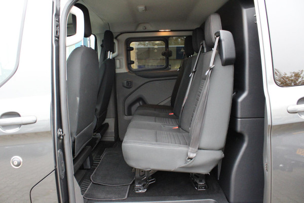 Ford Transit Custom 300 2.0 TDCI L1H1 Limited DC | 170pk Automaat | Dubbele cabine | Dubbele schuifdeur met ruit | Bijrijdersstoel | Stoelverwarming | Scherm | Camera | Achterklep