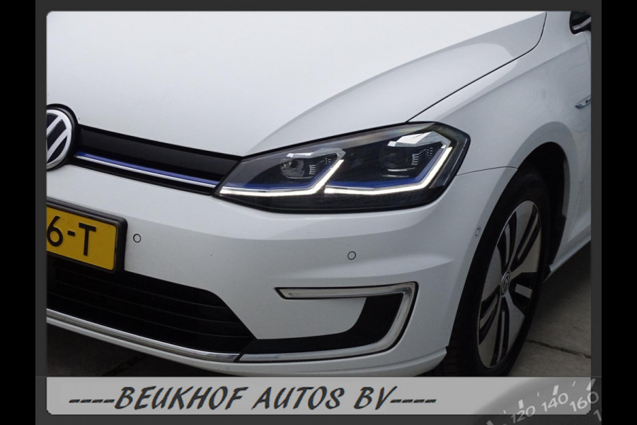 Volkswagen e-Golf Carplay Virtual Dash Navigatie Led Camera