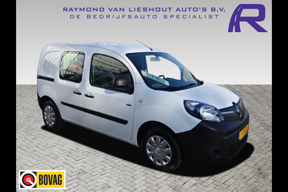 Renault Kangoo Z.E. 33 ( Koopaccu ) 190 Km rijbereik AIRCO SCHUIFDEUR NAVI PDC