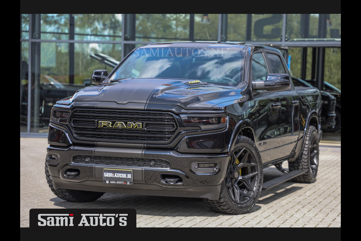 Dodge Ram 1500 LIMITED | LPG | COVER | XB9 | MWK | VIRTUAL | HUD ADG | SER LUCHTVERING | MEEST VOLLE UITVOERING | NIGHT | 5.7 V8 HEMI 402PK | CREW CAB | DUBBELE CABINE | DC | 5 PERSOONS | GRIJSKENTEKEN BEDRIJFS AUTO | VOORRAAD NUMMER 2138 - 3807 | TOP DEAL !! MEEST LUXE SPORT UITVOERING !