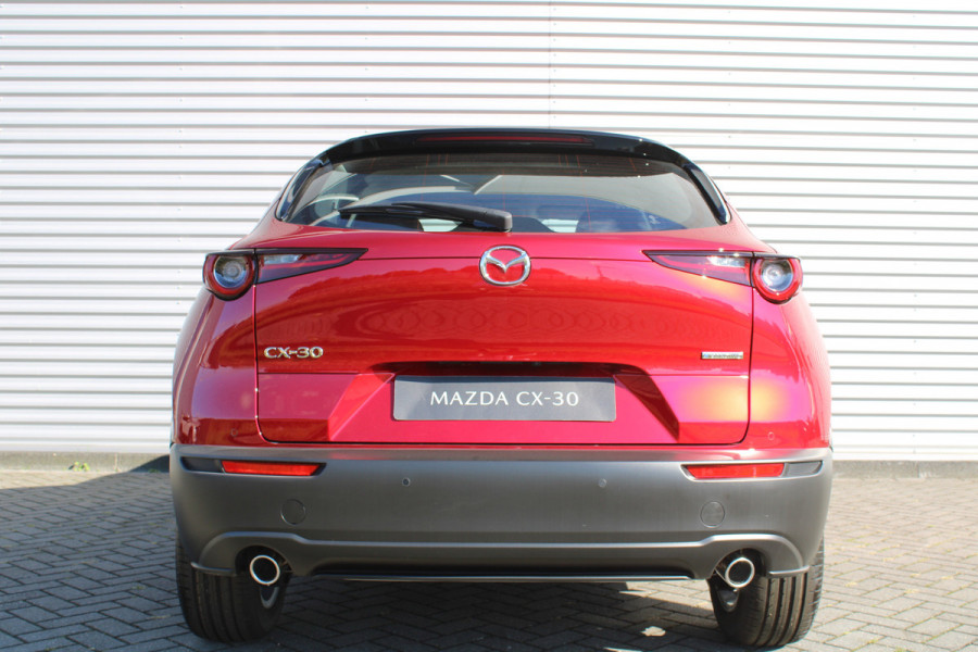 Mazda CX-30 2.0 e-SkyActiv-G 122PK 6MT Hybrid Exclusive-line | Black Comfort Pack | | Hoge Korting | Uit voorraad leverbaar | Private Lease vanaf €449,- per maand |