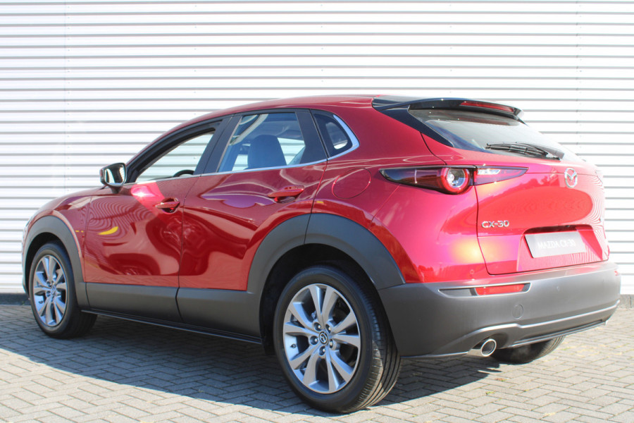 Mazda CX-30 2.0 e-SkyActiv-G 122PK 6MT Hybrid Exclusive-line | Black Comfort Pack | | Hoge Korting | Uit voorraad leverbaar | Private Lease vanaf €449,- per maand |