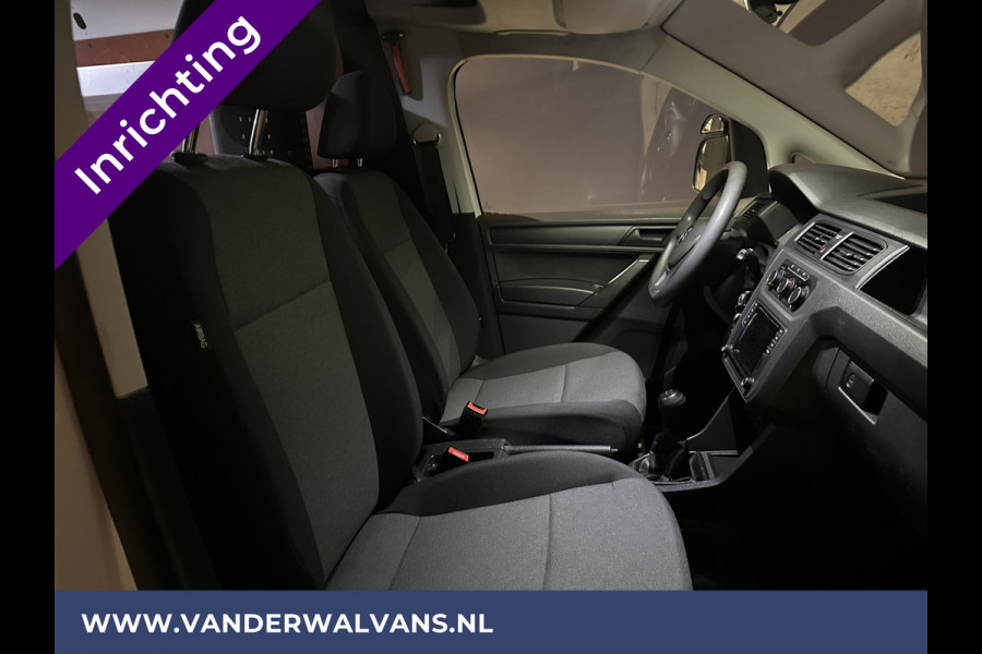 Volkswagen Caddy 2.0 TDI 102pk L1H1 inrichting Euro6 Airco | Navigatie | Cruisecontrol Apple Carplay, Android Auto, 1500kg Trekhaak, Parkeersensoren