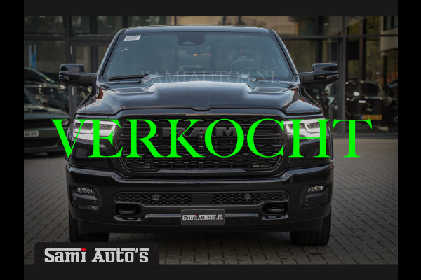 Dodge Ram 1500 LIMITED NIGHT H.O 540PK 706 Nm 2025 | XB9 | MASSAGE | BOM VOL | CREW CAB | DUBBELE CABINE | GRIJSKENTEKEN | €99950,- EXCL BTW | VOORRAAD 2259 - 9038