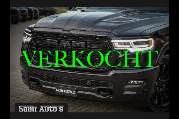 Dodge Ram 1500 LIMITED NIGHT H.O 540PK 706 Nm 2025 | XB9 | MASSAGE | BOM VOL | CREW CAB | DUBBELE CABINE | GRIJSKENTEKEN | €99950,- EXCL BTW | VOORRAAD 2259 - 9038