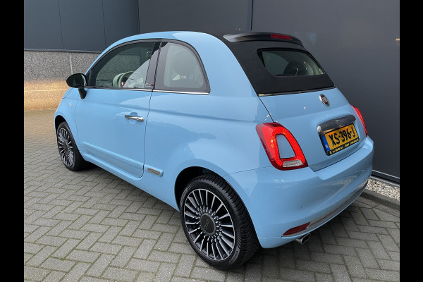 Fiat 500C 1.2 Lounge Cabrio - Airco - elektrisch bedienbare kap - navigatie - parkeersensoren achter - Lederen stuurwiel/bekleding lederen stoelen