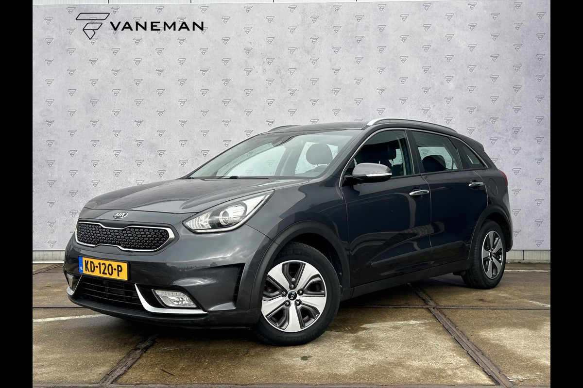 Kia Niro 1.6 GDi Hybrid First Edition | Automaat | Camera | Navi | H-Leder | Clima | 16” Velgen | Apple CarPlay/Android Auto | PDC | Cruise | LED |