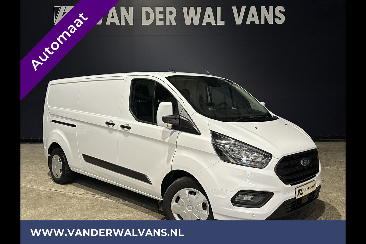 Ford Transit Custom 2.0 TDCI 131pk Automaat L2H1 Euro6 Airco | 2x zijdeur | LED | Camera | Apple Carplay Cruisecontrol, Verwarmde voorruit, Stoelverwarming, Parkeersensoren Bijrijdersbank