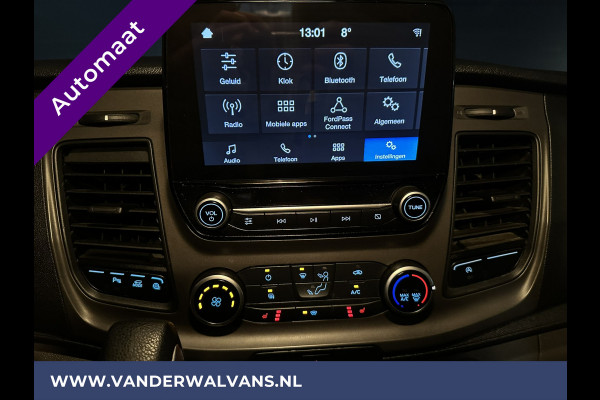 Ford Transit Custom 2.0 TDCI 131pk Automaat L2H1 Euro6 Airco | 2x zijdeur | LED | Camera | Apple Carplay Cruisecontrol, Verwarmde voorruit, Stoelverwarming, Parkeersensoren Bijrijdersbank