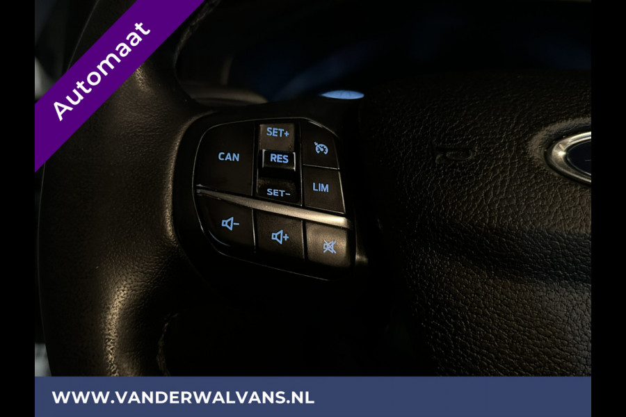 Ford Transit Custom 2.0 TDCI 131pk Automaat L2H1 Euro6 Airco | 2x zijdeur | LED | Camera | Apple Carplay Cruisecontrol, Verwarmde voorruit, Stoelverwarming, Parkeersensoren Bijrijdersbank