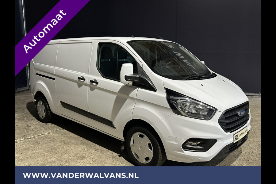 Ford Transit Custom 2.0 TDCI 131pk Automaat L2H1 Euro6 Airco | 2x zijdeur | LED | Camera | Apple Carplay Cruisecontrol, Verwarmde voorruit, Stoelverwarming, Parkeersensoren Bijrijdersbank