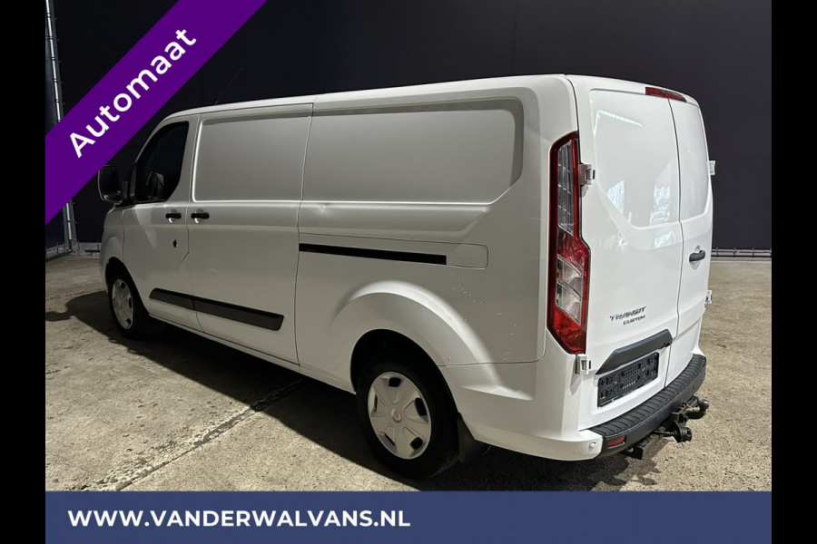 Ford Transit Custom 2.0 TDCI 131pk Automaat L2H1 Euro6 Airco | 2x zijdeur | LED | Camera | Apple Carplay Cruisecontrol, Verwarmde voorruit, Stoelverwarming, Parkeersensoren Bijrijdersbank