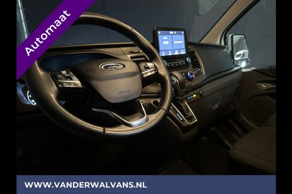 Ford Transit Custom 2.0 TDCI 131pk Automaat L2H1 Euro6 Airco | 2x zijdeur | LED | Camera | Apple Carplay Cruisecontrol, Verwarmde voorruit, Stoelverwarming, Parkeersensoren Bijrijdersbank