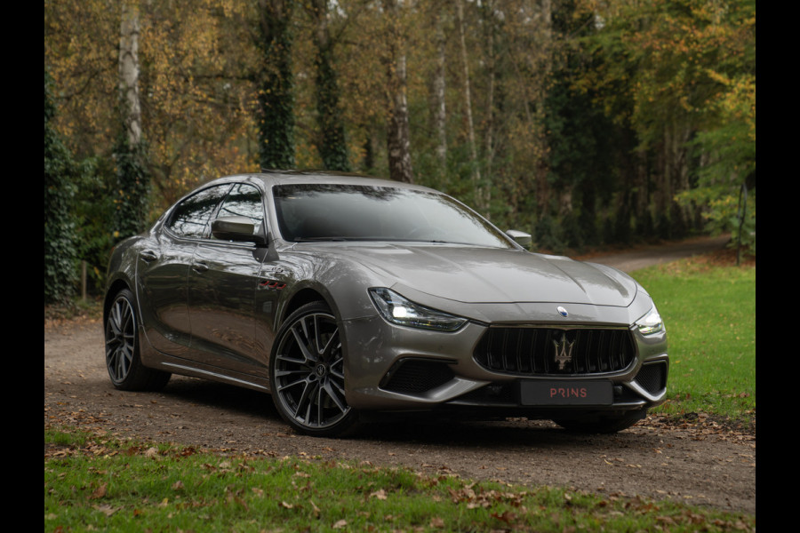 Maserati Ghibli Trofeo V8 580pk | Pano-dak | Veel carbon! | Stoelventilatie | 360 cam