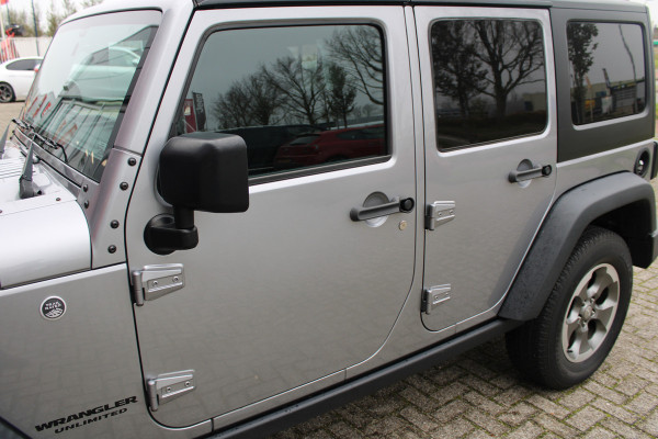 Jeep Wrangler 2.8 CRD Rubicon Grijs Kenteken! | Trekhaak Afneembaar | Navigatie | Airco | Stoelverwarming