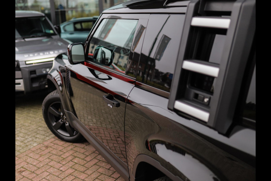 Land Rover Defender Hard Top 3.0 D200 90 MHEV S | Grijs Kenteken | Trekhaak | 360º Camera | Stoelverw. | Leder