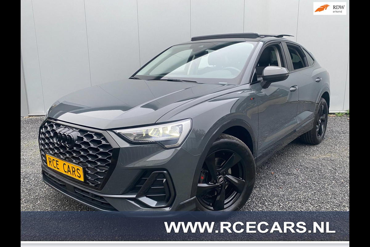 Audi Q3 Sportback 35 TFSI Pro Line S| Automaat|S-Line|Pano-Opendak|ACC|Navigatie|Clima|Stoelverw|PDC|Lane ass|Mild Hybrid