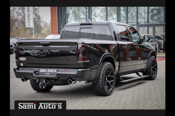 Dodge Ram 1500 LONGHORN BLACK OPS | HUD & VIRTUAL | PRIJS MET LPG + HEAD UP ADG + DEKSEL + PANORAMADAK GWJ + LUCHTVERING SER + BOM VOL | L CREW CAB | DUBBELE CABINE | 5,7L V8 HEMI 402 PK 4X4 | 5 PERSOONS | GRIJSKENTEKEN | VOORRAAD NR 2202 - 9563