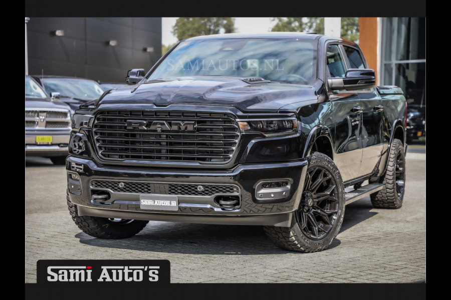 Dodge Ram 2025 LARAMIE SPORT HURRICAN 420PK 636 Nm TWIN TURBO | PRIJS MET LPG EN COVER EN GARANTIE | DUBBELE CABINE | PICK UP | 5 PERSOONS | DC | GRIJSKENTEKEN | VOORAAD 2189 - 9768