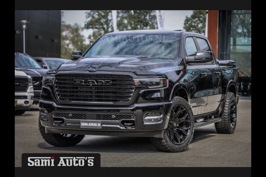 Dodge Ram 2025 LARAMIE SPORT HURRICAN 420PK 636 Nm TWIN TURBO | PRIJS MET LPG EN COVER EN GARANTIE | DUBBELE CABINE | PICK UP | 5 PERSOONS | DC | GRIJSKENTEKEN | VOORAAD 2189 - 9768