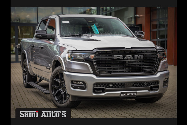 Dodge Ram 2025 NIGHT PREMIUM | BOM VOL + 14.4 INCH SCHERM BOM VOL | LUCHTVERING | HUD | HURRICAN 420PK 636 Nm TWIN TURBO | PRIJS MET LPG E DUBBELE CABINE | PICK UP | 5 PERSOONS | DC | GRIJSKENTEKEN | VOORRAAD NR 2215 - 4984