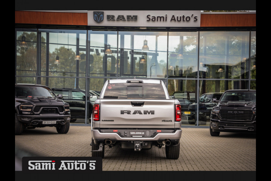 Dodge Ram 2025 NIGHT PREMIUM | BOM VOL + 14.4 INCH SCHERM BOM VOL | LUCHTVERING | HUD | HURRICAN 420PK 636 Nm TWIN TURBO | PRIJS MET LPG E DUBBELE CABINE | PICK UP | 5 PERSOONS | DC | GRIJSKENTEKEN | VOORRAAD NR 2215 - 4984