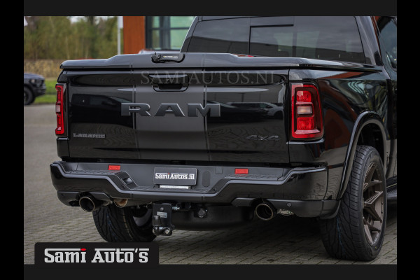 Dodge Ram 2025 LARAMIE NIGHT | 14,4 SCHERM + 10.2 INCH PASSENGER SCREEN | HURRICAN 420PK 636 Nm TWIN TURBO | PRIJS MET LPG EN COVER EN GAR DUBBELE CABINE | PICK UP | 5 PERSOONS | DC | GRIJSKENTEKEN | VOORAAD 2220 - 5039