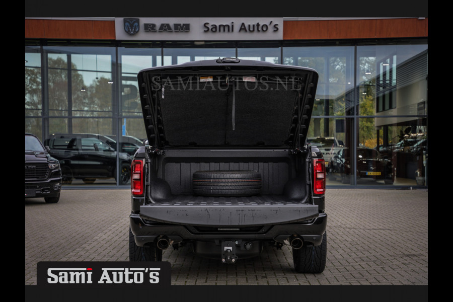 Dodge Ram 2025 LARAMIE NIGHT | 14,4 SCHERM + 10.2 INCH PASSENGER SCREEN | HURRICAN 420PK 636 Nm TWIN TURBO | PRIJS MET LPG EN COVER EN GAR DUBBELE CABINE | PICK UP | 5 PERSOONS | DC | GRIJSKENTEKEN | VOORAAD 2220 - 5039