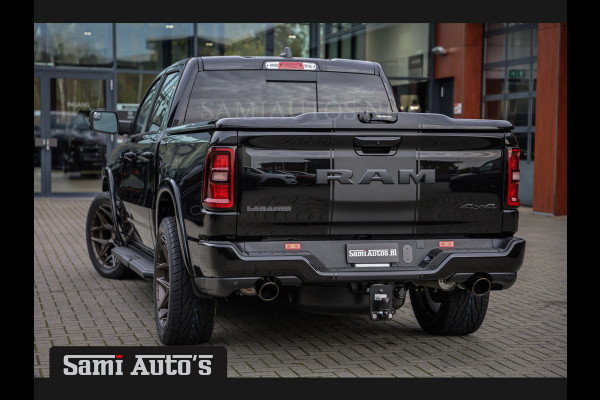 Dodge Ram 2025 LARAMIE NIGHT | 14,4 SCHERM + 10.2 INCH PASSENGER SCREEN | HURRICAN 420PK 636 Nm TWIN TURBO | PRIJS MET LPG EN COVER EN GAR DUBBELE CABINE | PICK UP | 5 PERSOONS | DC | GRIJSKENTEKEN | VOORAAD 2220 - 5039