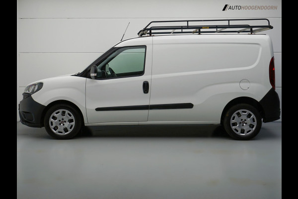 Fiat Dobló Cargo 1.6 MJ Maxi 3-zits L2H1 (LED VERLICHTING,NAVIGATIE,AIRCO,BLUETOOTH,CRUISE,IMPERIAAL,TREKHAAK,TOPCONDITIE)