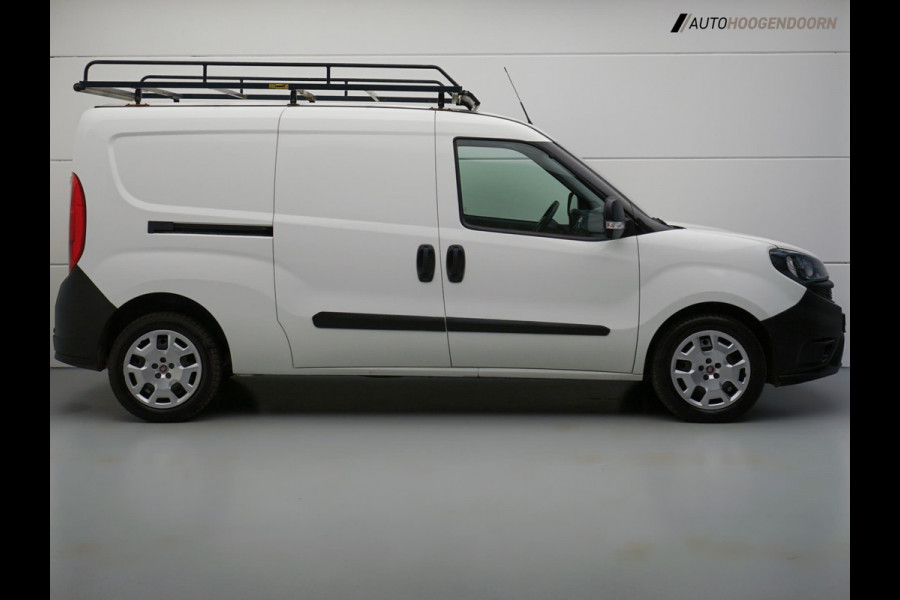 Fiat Dobló Cargo 1.6 MJ Maxi 3-zits L2H1 (LED VERLICHTING,NAVIGATIE,AIRCO,BLUETOOTH,CRUISE,IMPERIAAL,TREKHAAK,TOPCONDITIE)