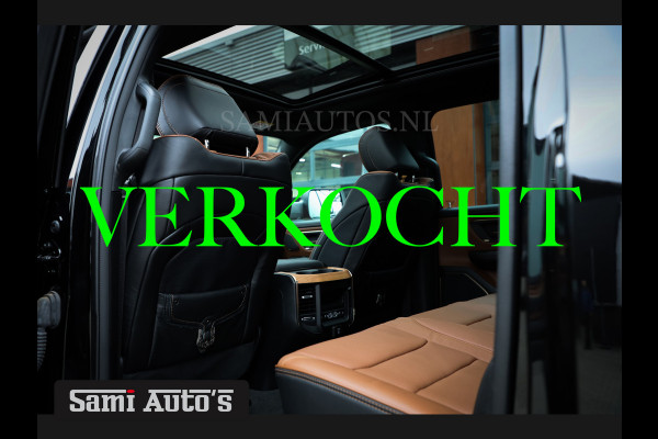 Dodge Ram 1500 LONGHORN| BLACK OPS | HUD & VIRTUAL | PRIJS MET LPG + HEAD UP ADG + DEKSEL + PANORAMADAK GWJ + LUCHTVERING SER + BOM VOL |  CREW CAB | DUBBELE CABINE | 5,7L V8 HEMI 402 PK 4X4 | 5 PERSOONS | GRIJSKENTEKEN | VOORRAAD NR 2185 - 9547