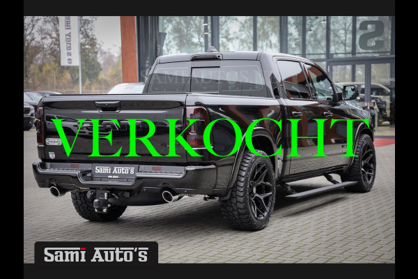 Dodge Ram 1500 LONGHORN| BLACK OPS | HUD & VIRTUAL | PRIJS MET LPG + HEAD UP ADG + DEKSEL + PANORAMADAK GWJ + LUCHTVERING SER + BOM VOL |  CREW CAB | DUBBELE CABINE | 5,7L V8 HEMI 402 PK 4X4 | 5 PERSOONS | GRIJSKENTEKEN | VOORRAAD NR 2185 - 9547