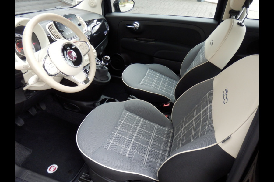 Fiat 500 70pk | Hybride | Lounge | Airco | Parkeer- Regensensoren