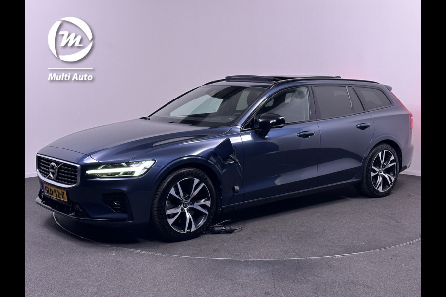 Volvo V60 T8 Twin Engine AWD R-Design Plug in Hybrid PHEV | Panodak | Trekhaak af Fabriek | Led | Carplay | Sportstoelen Leder |