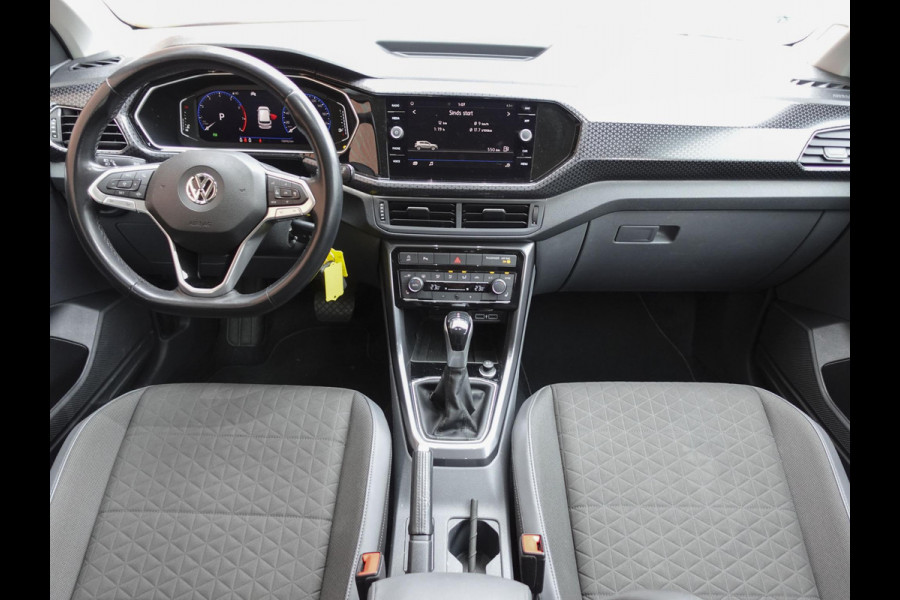 Volkswagen T-Cross 1.0 TSI Style Airco ECC Full LED Navi Virtual Cockpit Stoelverwarming 17" LMV