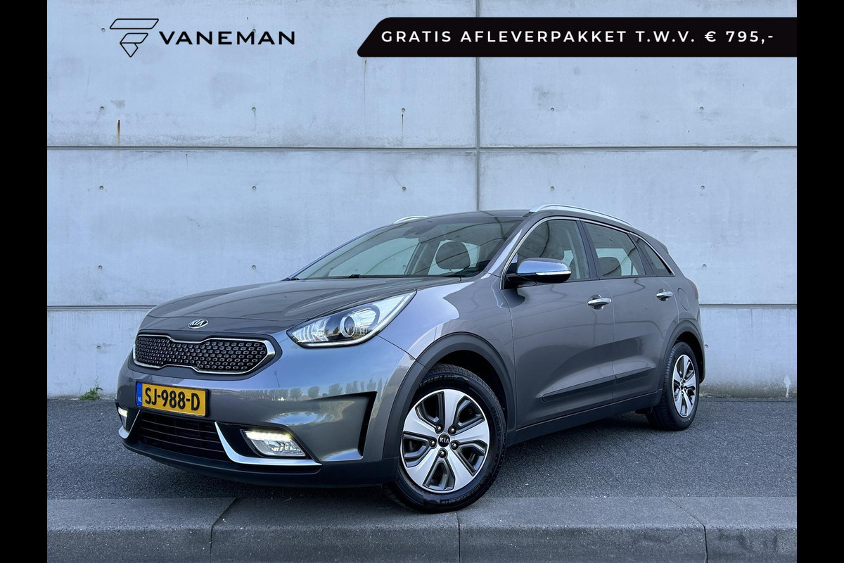 Kia Niro 1.6 GDi Hybrid DynamicLine Automaat | Trekhaak | Camera | Navi | H-Leder | Clima | 16” Velgen | Apple CarPlay/Android Auto | PDC | Cruise | LED |