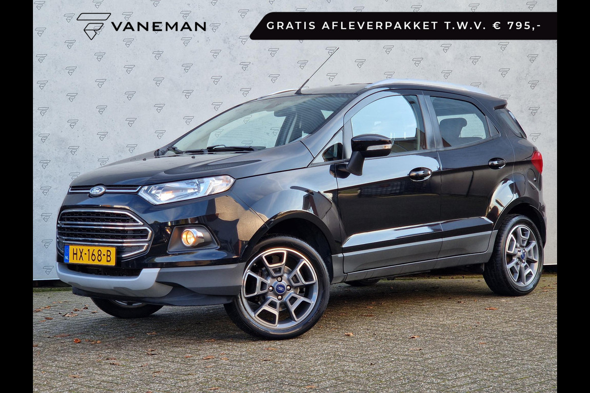 Ford EcoSport 1.0 EcoBoost Titanium | Clima | Lichtsensor | PDC | Cruise | Key-Less | Leder |