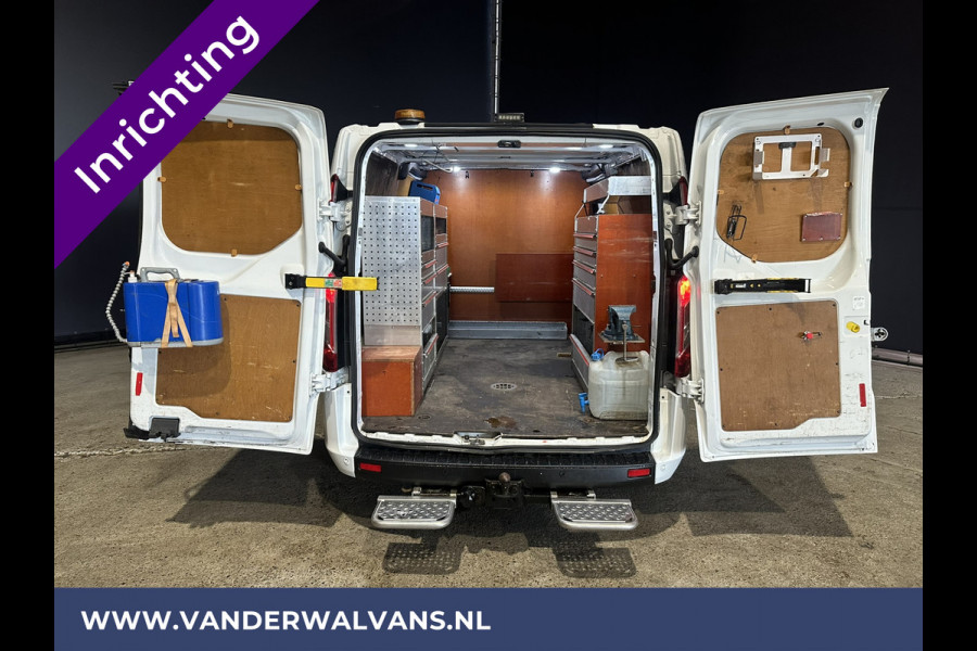 Ford Transit Custom 340 2.0 TDCI 130pk L2H1 inrichting Euro6 Airco | Omvormer | 2800kg Trekhaak stoelverwarming, LED, Cruisecontrol, Parkeersensoren, Verwarmde voorruit