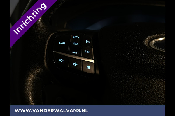 Ford Transit Custom 340 2.0 TDCI 130pk L2H1 inrichting Euro6 Airco | Omvormer | 2800kg Trekhaak stoelverwarming, LED, Cruisecontrol, Parkeersensoren, Verwarmde voorruit