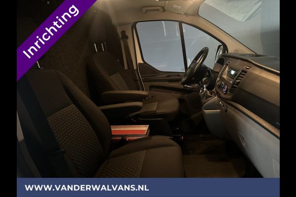 Ford Transit Custom 340 2.0 TDCI 130pk L2H1 inrichting Euro6 Airco | Omvormer | 2800kg Trekhaak stoelverwarming, LED, Cruisecontrol, Parkeersensoren, Verwarmde voorruit