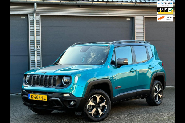 Jeep Renegade 4xe 240 Plug-in Hybrid Electric Trailhawk, LEDER, nieuwprijs€ 49000,-, 1 e eigenaar, nl auto met nationale auto pas