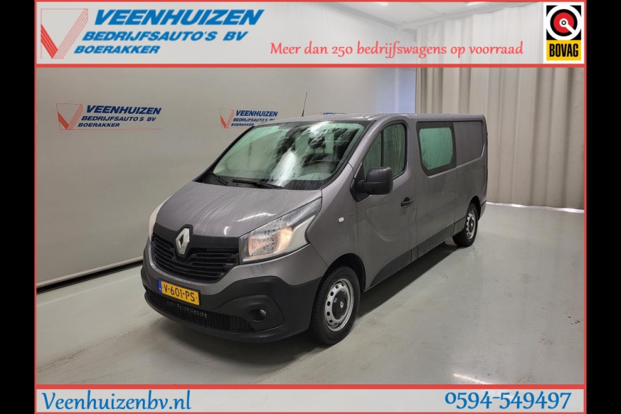 Renault Trafic 1.6dCi 122PK L2/H1 Dubbele Cabine Euro 6!