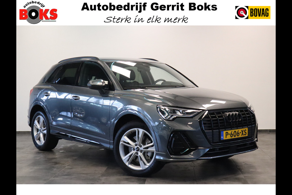 Audi Q3 45 TFSI e S edition Black Optic Navigatie, Cruise Control, Leder interieur stoel verw.19LMV All season.