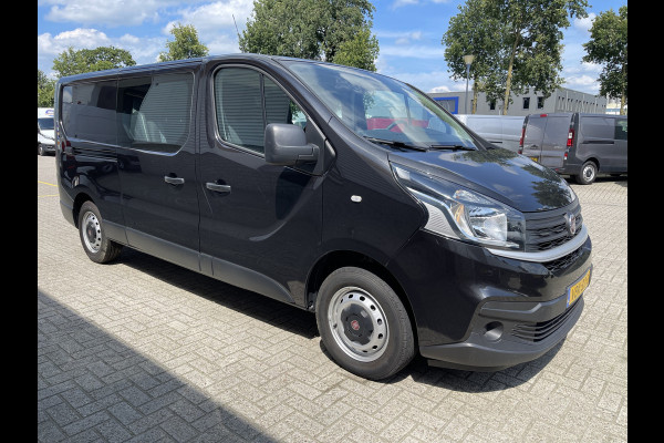 Fiat Talento 1.6 MJ 125pk EcoJet L2H1 DC 6 persoons / vaste prijs rijklaar € 20.950 ex btw / lease vanaf € 375 / zwart metallic / airco / cruise / navi / trekhaak / pdc achter / euro 6 diesel !