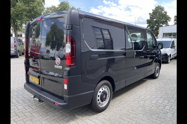 Fiat Talento 1.6 MJ 125pk EcoJet L2H1 DC 6 persoons / vaste prijs rijklaar € 20.950 ex btw / lease vanaf € 375 / zwart metallic / airco / cruise / navi / trekhaak / pdc achter / euro 6 diesel !