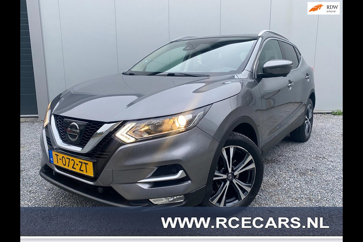 Nissan QASHQAI 1.2 N-Connecta| Panorama|360 Camera|Navigatie|Xenon|Clima|Stoelverw|PDC|Laneassist|Keylessgo